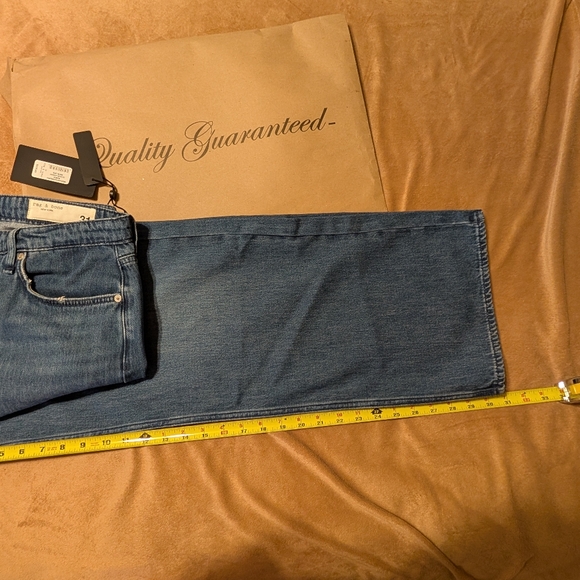 Rag & Bone® Logan Mid-Rise Blue Jeans - Picture 12 of 16